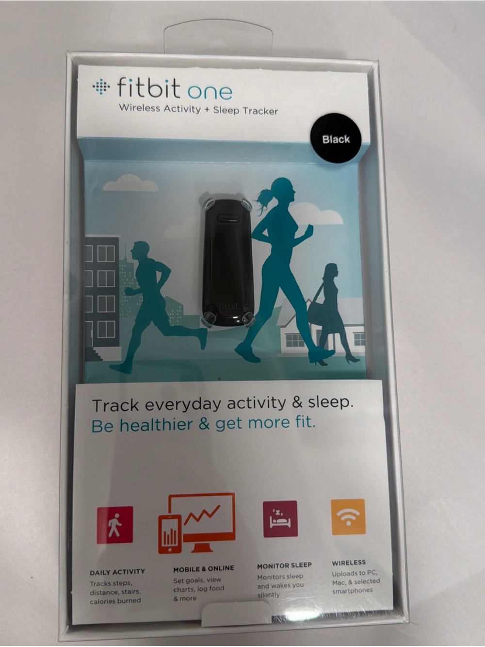 *NEW/SEALED* Fitbit One Wireless Activity + Sleep Tracker Black